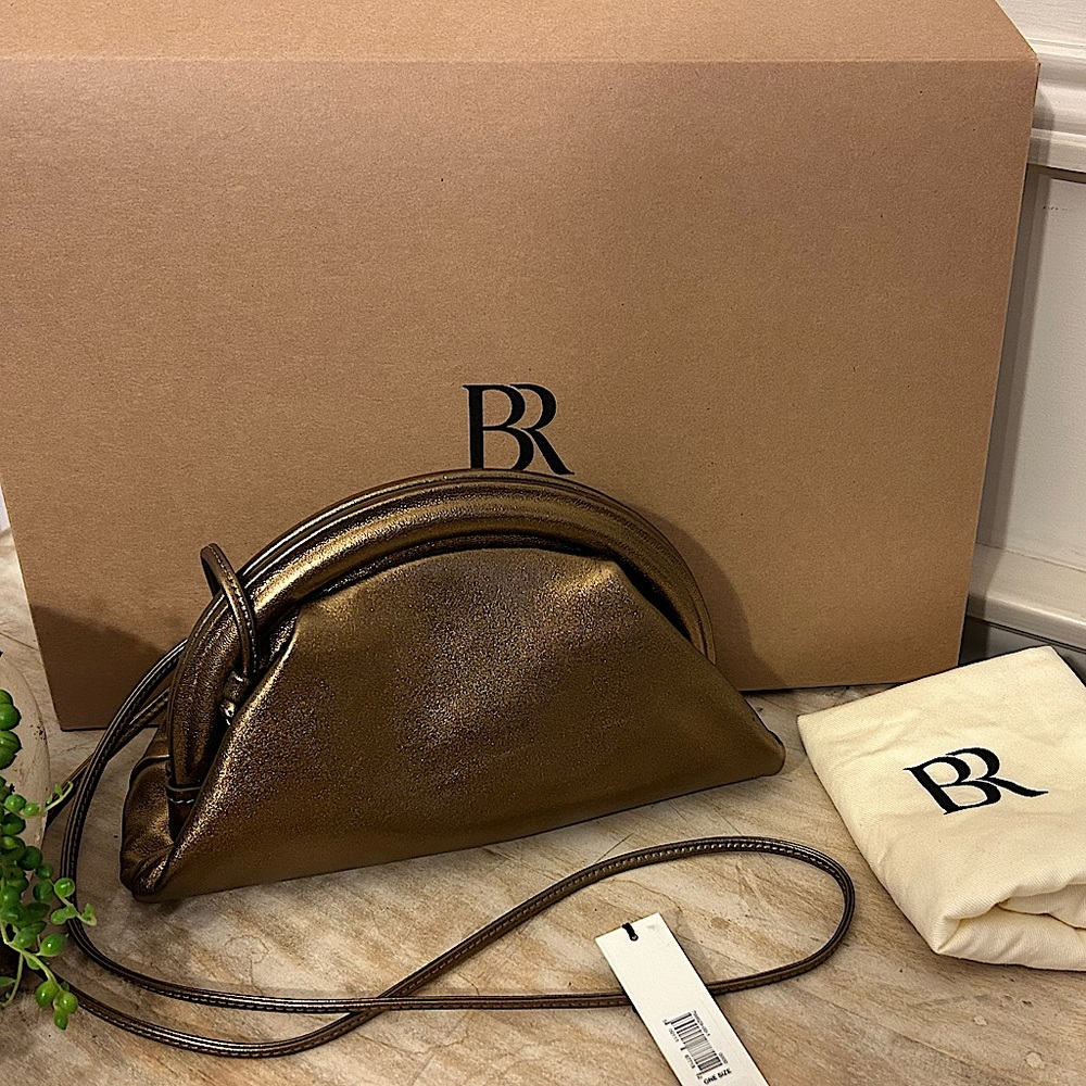 Banana Republic Leather Mini Clutch